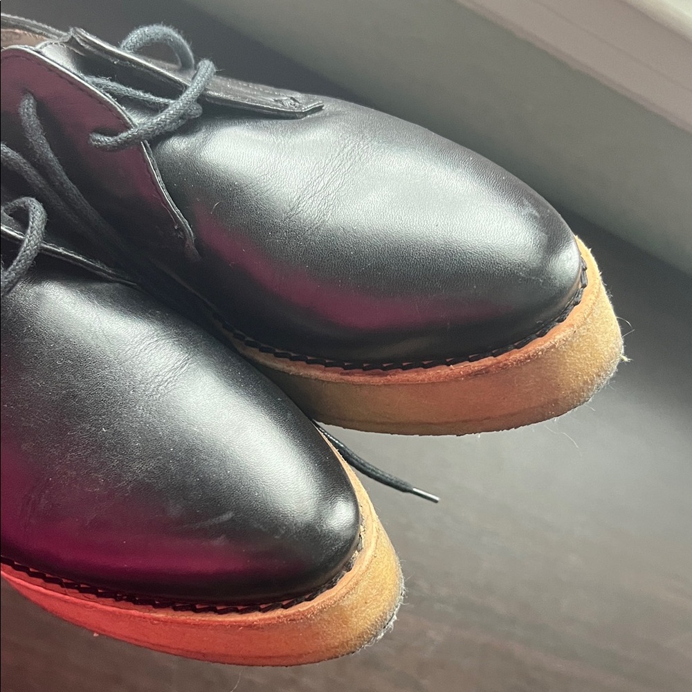 Clark’s Originals Black Leather Ornella Flats size 6.5 - Picture 3 of 8